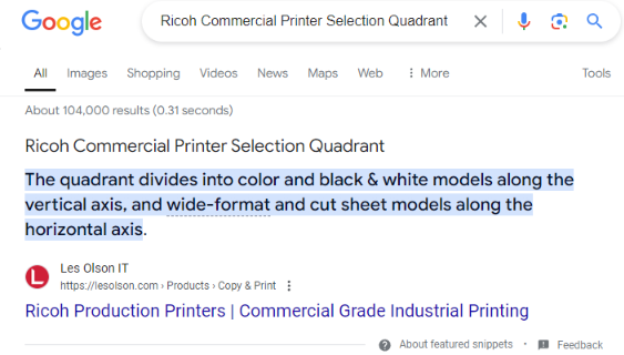 Ricoh Commercial Printers