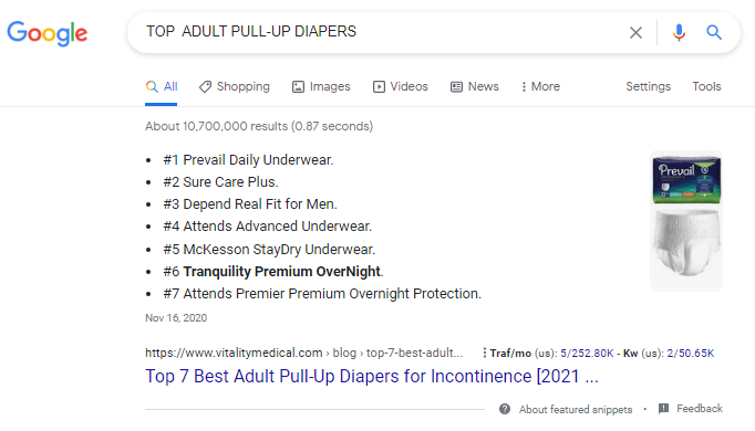 Pull-Up Diapers