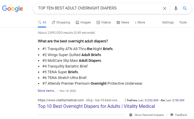 Overnight Diapers