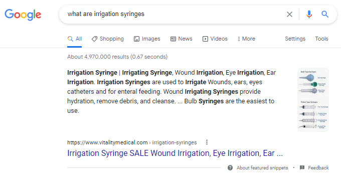 Irrigation Syringes